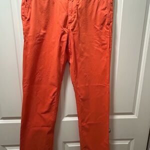 GAP Men's Bright Orange Chinos